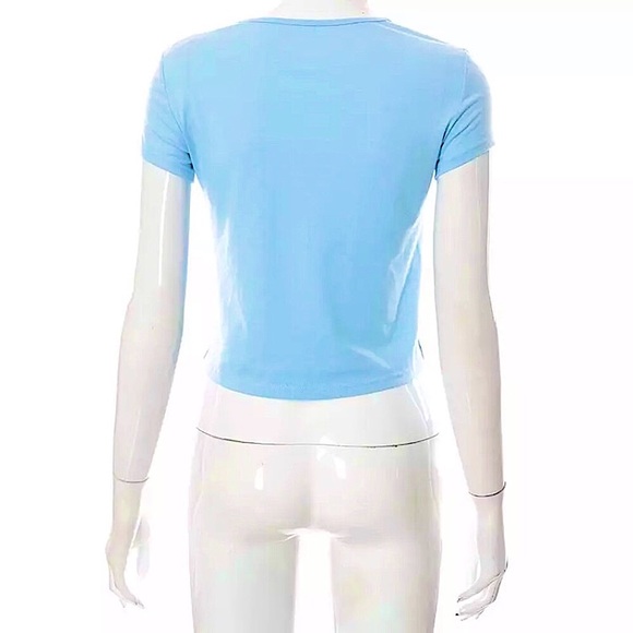 Blue Dump Him y2k t-shirt - Picture 13 of 16